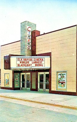 Elk Rapids Cinema - Old Post Card View